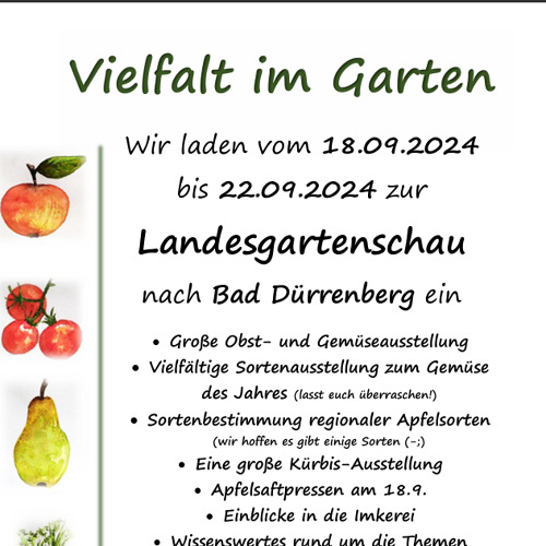 &nbsp;Vielfalt im Garten